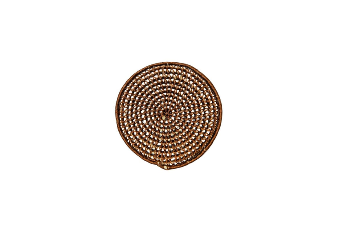Portavasos Macramé