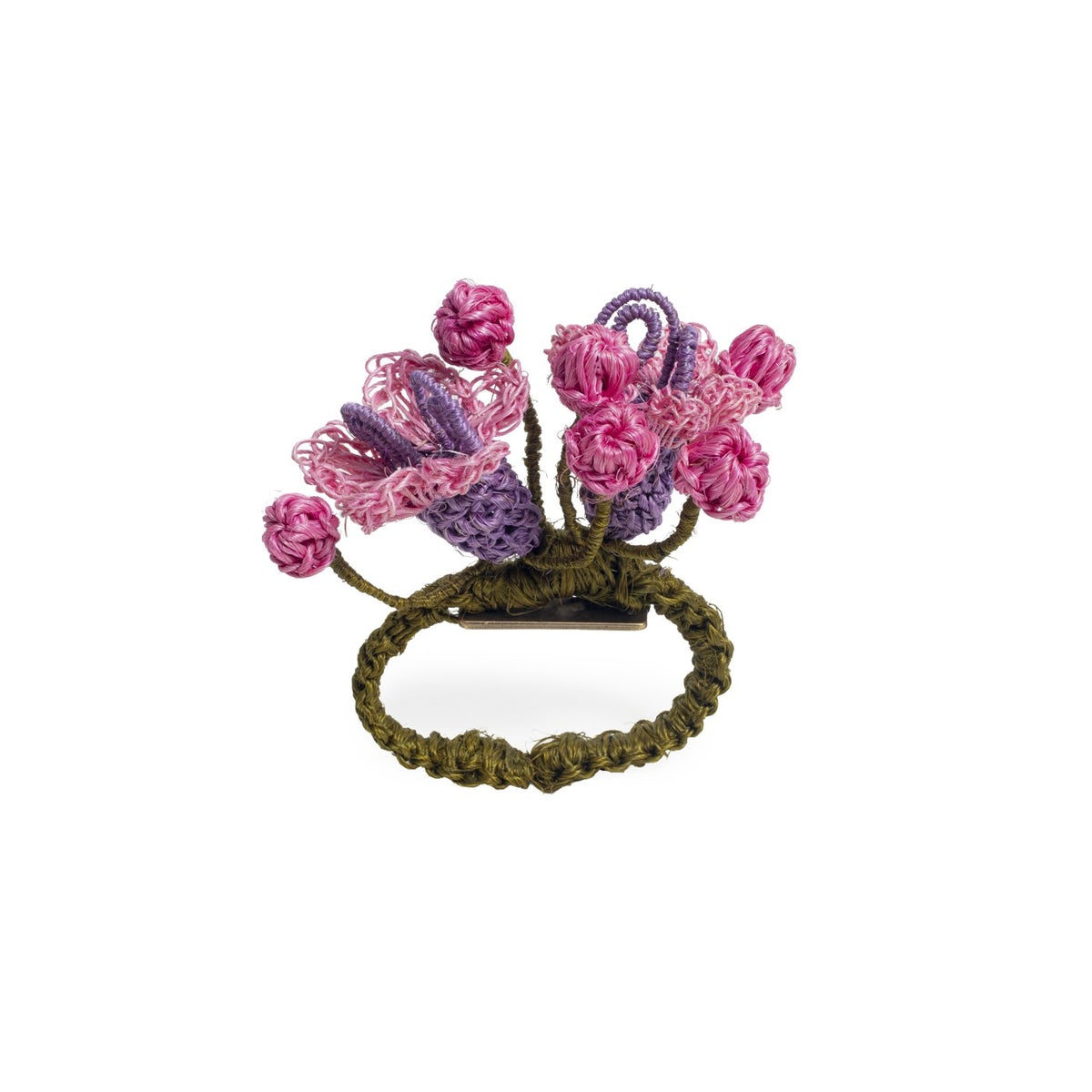 Servilletero Flore Rosado