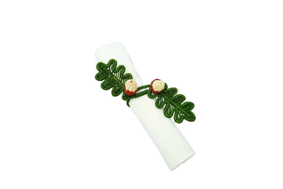 Servilletero Bellotas Verde