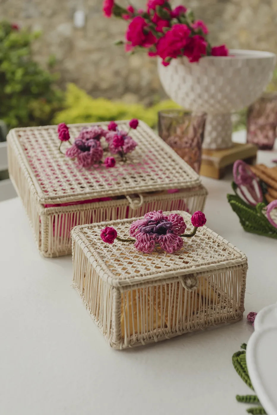 Caja Flore Rosada Mini - ambiente 1
