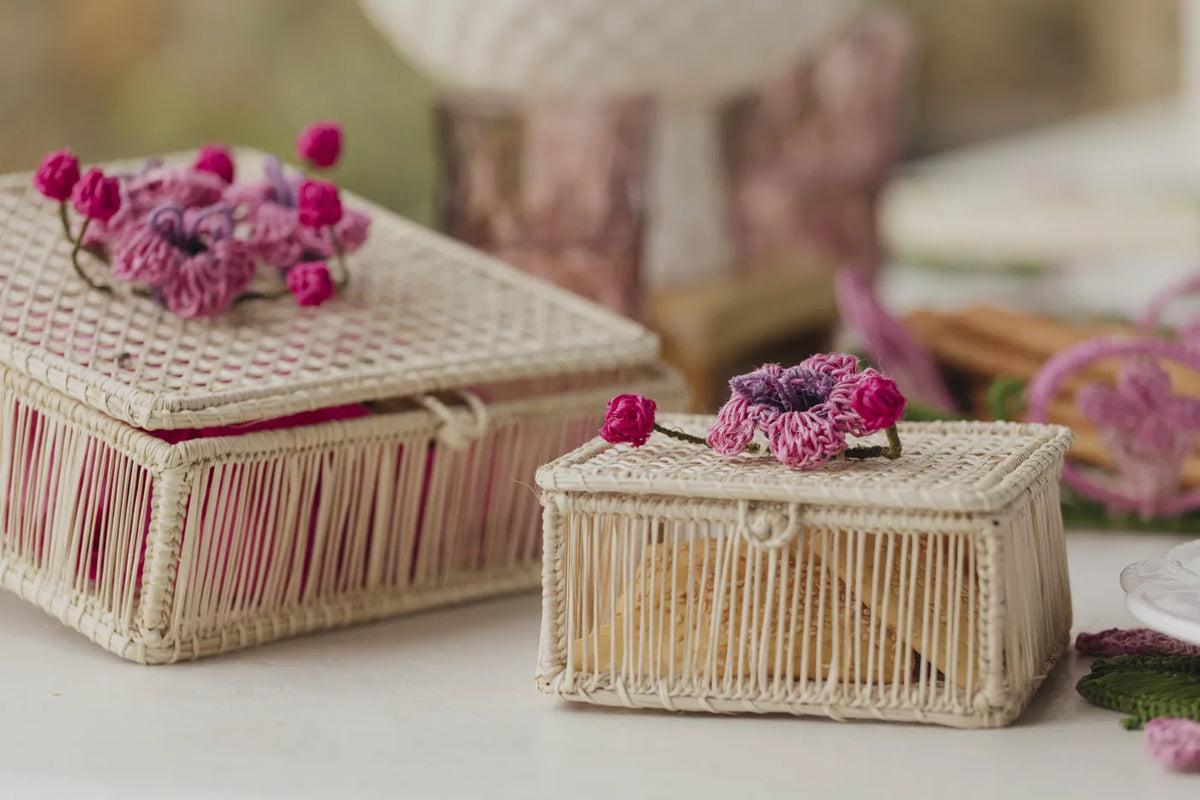 Caja Flore Rosada Mini - ambiente 2