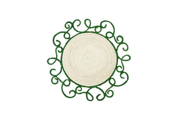 Individual Encaje Verde